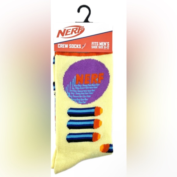 Nerf Other - - NWT Nerf Toy Novelty Crew Socks